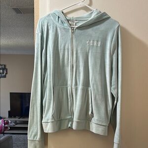 PINK Light Blue Hoodie